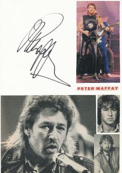 Peter Maffay   Musik Autogramm Karte original signiert 