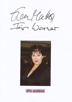 Eva Mattes  Film & TV Autogramm Karte original signiert 