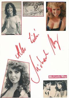 Michaela May  Nackt  Film & TV Autogramm Karte original signiert 
