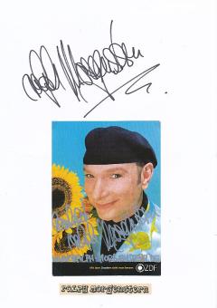 2  x  Ralph Morgenstern   TV Autogrammkarte + Karte original signiert 