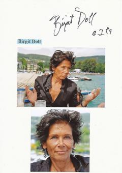 Birgit Doll † 2015  Film & TV Autogramm Karte original signiert 