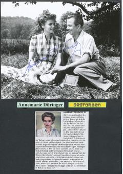 Annemarie Düringer † 2014  Film &  TV Autogramm Foto  original signiert 