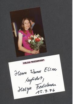 Helga Feddersen † 1990  Film & TV Autogramm Karte original signiert 
