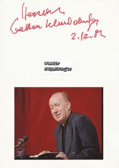 Walter Schmidinger † 2013  Film & TV Autogramm Karte original signiert 