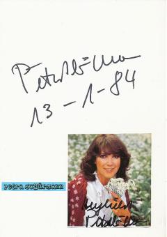 2  x  Petra Schürmann † 2010  Film & TV Autogrammkarte + Karte original signiert 