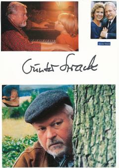 Günter Strack † 1999   Film & TV Autogramm Karte original signiert 