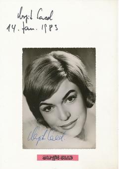 2  x  Margit Saad   Film & TV Autogrammkarte + Karte original signiert 