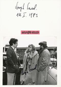 2  x  Margit Saad  Film &  TV Autogramm Foto + Karte original signiert 