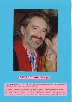 Xaver Schwarzenberger  Regisseur  Film &  TV Autogramm Foto  original signiert 