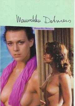 Maruschka Detmers  Nackt  Film & TV Autogramm Karte original signiert 