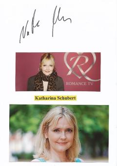 Katharina Schubert   Film & TV Autogramm Karte original signiert 