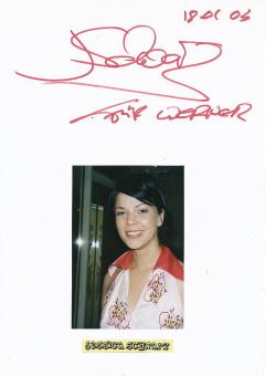Jessica Schwarz   Film & TV Autogramm Karte original signiert 