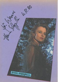 Hanna Schygulla   Film & TV Autogramm Karte original signiert 