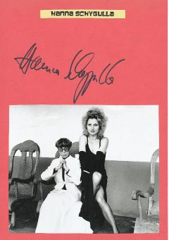 Hanna Schygulla   Film & TV Autogramm Karte original signiert 