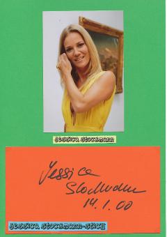 Jessica Stockmann   Film & TV Autogramm Karte original signiert 
