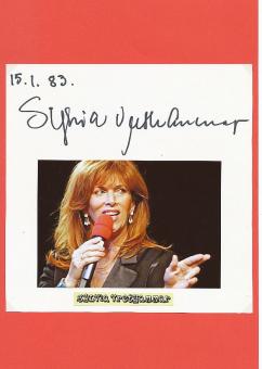 Sylvia Vrethammar  Schweden    Musik  Autogramm Karte original signiert 