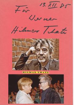 Hilmar Thate † 2016  Film &  TV Autogramm Karte original signiert 