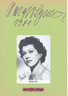2  x  Margit Symo † 1992  Film & TV Autogrammkarte + Karte original signiert 