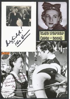 2  x  Ilse Werner † 2005  Film &  TV Autogramm Foto + Karte original signiert 