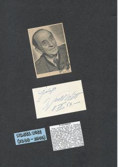 2  x  Wastl Witt † 1955   Film & TV Autogramm Bild & Blatt original signiert 