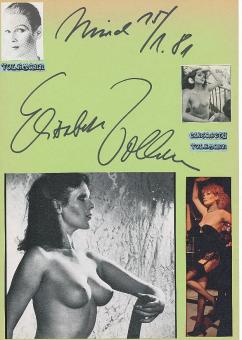 Elisabeth Volkmann † 2006  Nackt  Film &  TV Autogramm Karte original signiert 