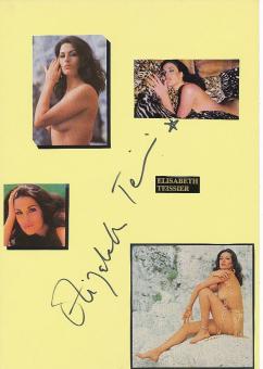 Elizabeth Teissier  Astrologin  Nackt  Film &  TV Autogramm Karte original signiert 