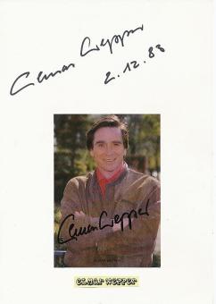 2  x  Elmar Wepper  Film  & TV Autogrammkarte + Karte original signiert 
