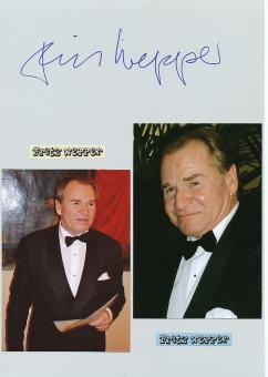 Fritz Wepper  Film &  TV Autogramm Karte original signiert 