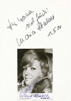 2  x  Maria Sebaldt † 2023   Film  & TV Autogrammkarte + Karte original signiert 