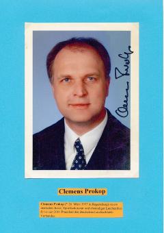 Clemens Prokop   DLV  Präsident Olympia Sportfunktionär Autogramm Foto original signiert 