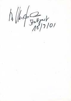 Dr.Manfred Steinbach  Leichtathletik  Deutschland Sportfunktionär  Autogramm Karte original signiert 