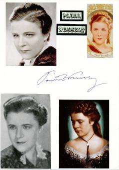 Paula Wessely † 2000  Film &  TV Autogramm Karte original signiert 