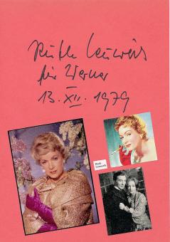 Ruth Leuwerik † 2016  Film &  TV Autogramm Karte original signiert 
