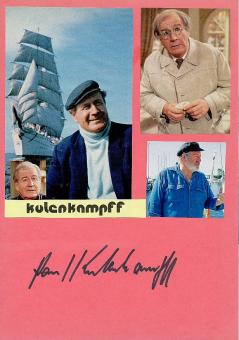 Hans-Joachim Kulenkampff † 1998  Film &  TV Autogramm Karte original signiert 