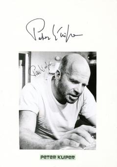 2  x  Peter Kuiper † 2007  Film &  TV  Autogramm Foto + Karte   original signiert 