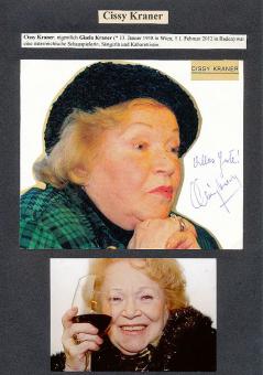 Cissy Kraner † 2012  Film &  TV Autogramm Karte original signiert 