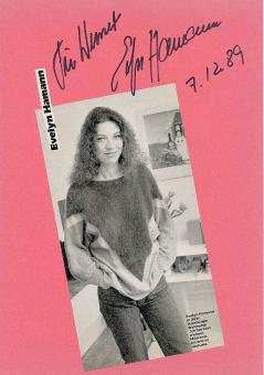 Evelyn Hamann † 2007  Film &  TV Autogramm Karte original signiert 