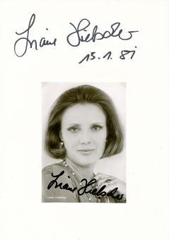 2  x  Liane Hielscher † 2000  Film & TV  Autogrammkarte + Karte   original signiert 