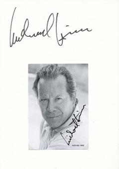 2  x  Michael Hinz † 2008  Film & TV  Autogrammkarte + Karte   original signiert 