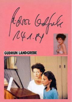 Gudrun Landgrebe   Film &  TV Autogramm Karte original signiert 