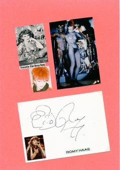 Romy Haag  Nackt  Film &  TV Autogramm Karte original signiert 