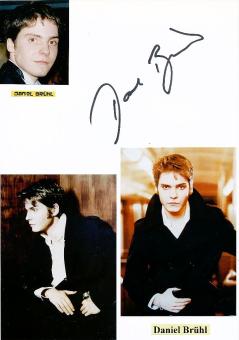 Daniel Brühl   Film &  TV Autogramm Karte original signiert 