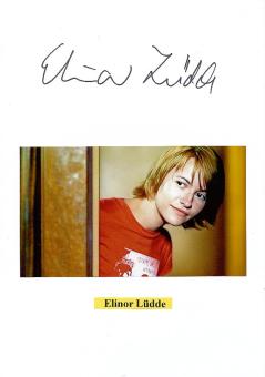 Elinor Lüdde  Film &  TV Autogramm Karte original signiert 