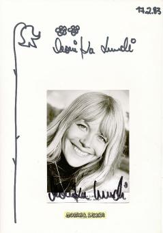 2  x  Monika Lundi  Film & TV  Autogrammkarte + Karte   original signiert 