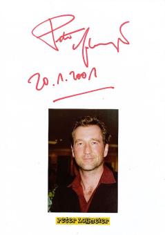 Peter Lohmeyer  Film &  TV Autogramm Karte original signiert 