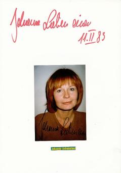 Johanna Liebeneiner  Film &  TV  Autogramm Foto + Karte   original signiert 