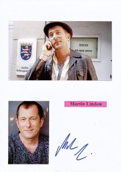 Martin Lindow  Film &  TV Autogramm Karte original signiert 