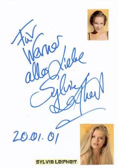 Sylvia Leifheit  Film &  TV Autogramm Karte original signiert 