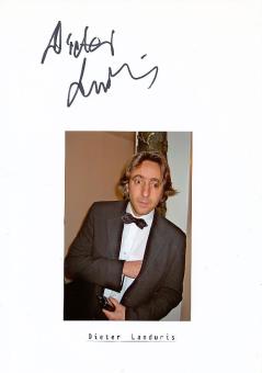 Dieter Landuris  Film &  TV Autogramm Karte original signiert 