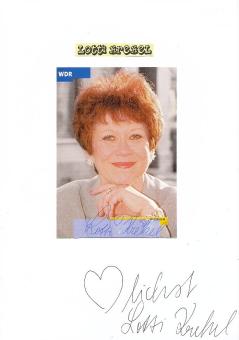 2  x  Lotti Krekel  Film & TV  Autogrammkarte + Karte   original signiert 